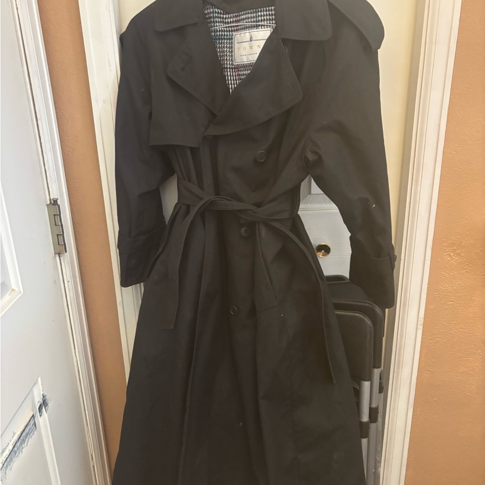 Black Trench Coat by London fog